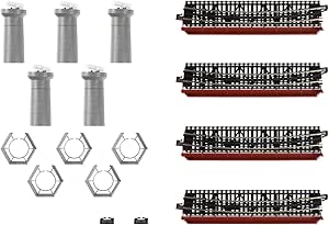 KATO N gauge curved iron bridge set R481-60° non-electrified/vermilion 20-824 Railway model supplies