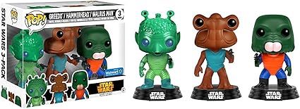 Predators, Hammerhead, Walrus Man (Exclusive at Walmart): Funko Pop x Star Wars Soft Vinyl Figure + 1 Star?