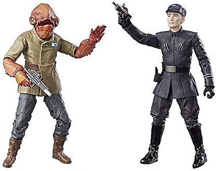 STAR WARS THE LAST JEDI 2017 THE BLACK SERIES 6inch ADMIRAL ACKBAR & FIRST ORDER OFFICER 2PACK [Parallel Import] Latest Movie Episode 8 EP8 TLJ