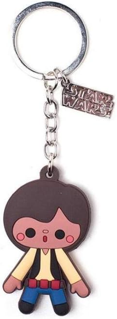 difuzed Star Wars Solo Rubber Keychain Han Solo PORTACHIAVI