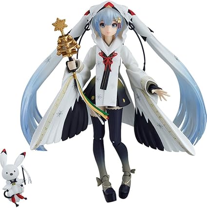 figma Snow Miku Crane Shrine Maiden ver. (SNOW MIKU 2018, Wonder Festival 2018 [Winter], etc. limited)