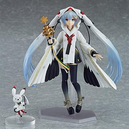 figma Snow Miku Crane Shrine Maiden ver. (SNOW MIKU 2018, Wonder Festival 2018 [Winter], etc. limited)