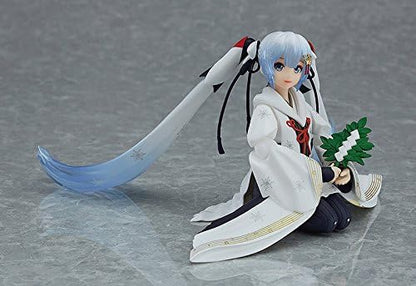 figma Snow Miku Crane Shrine Maiden ver. (SNOW MIKU 2018, Wonder Festival 2018 [Winter], etc. limited)