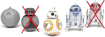 Candy toys STAR WARS action tablet case 3 types (BB-8, R2-D2, Death Star 3 types set)