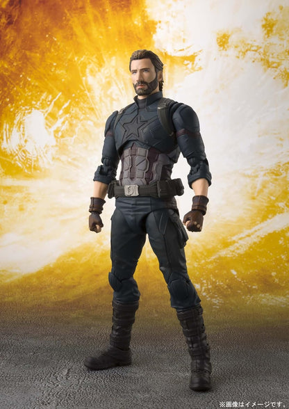 TAMASHII NATIONS S.H.Figuarts Avengers Captain America (Avengers/Infinity War) Approx. 155mm PVC/ABS painted movable figure