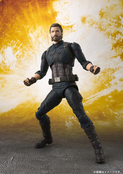 TAMASHII NATIONS S.H.Figuarts Avengers Captain America (Avengers/Infinity War) Approx. 155mm PVC/ABS painted movable figure
