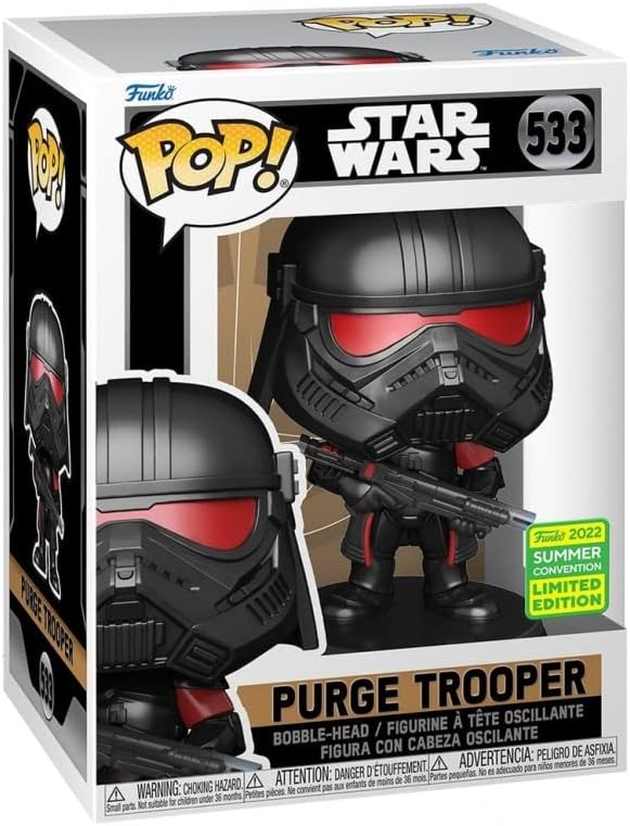 POP 'Funko POP! Star Wars: Obi-Wan Kenobi Purge Troopers (SDCC'22) Collector Action Vinyl Figure - 65334 Multicolor Small 4.75"