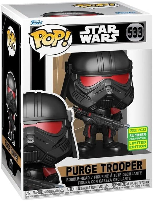 POP 'Funko POP! Star Wars: Obi-Wan Kenobi Purge Troopers (SDCC'22) Collector Action Vinyl Figure - 65334 Multicolor Small 4.75"