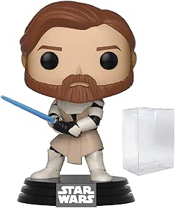 Star Wars: The Clone Wars - Obi Wan Kenobi Funko POP! Vinyl Figure (Includes Compatible POP Box Protector Case)