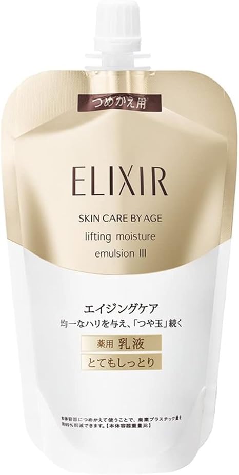 [Released in 2018/Old product] Elixir Superiel [Quasi-drug] Lift Moist Emulsion T 3 (Refill) Emulsion Refill 110mL
