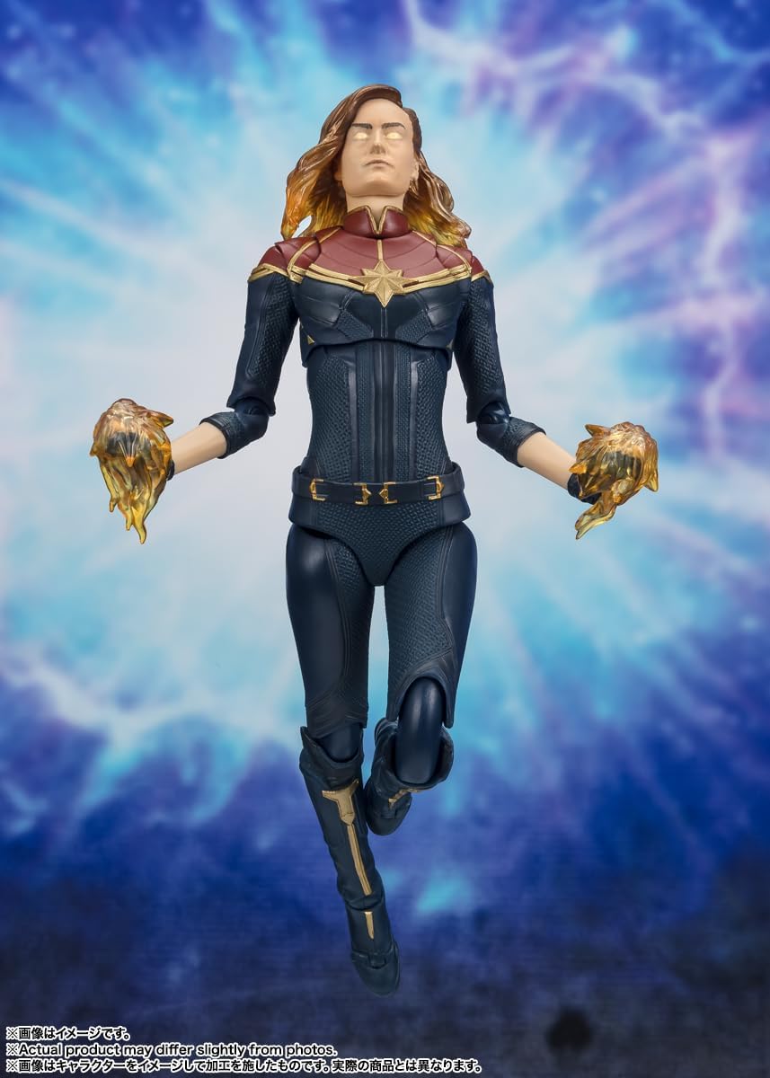 TAMASHII NATIONS S.H.Figuarts Captain Marvel approximately 150mm PVC&ABS painted movable figure