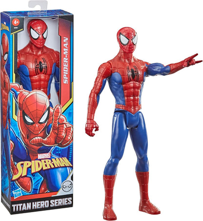 Hasbro Marvel Spider-Man Titan Hero Series Spider-Man Action Figure, 12 inch (30 cm) Size Superhero Action Figure, Ages 4 and up E7333 Genuine Product