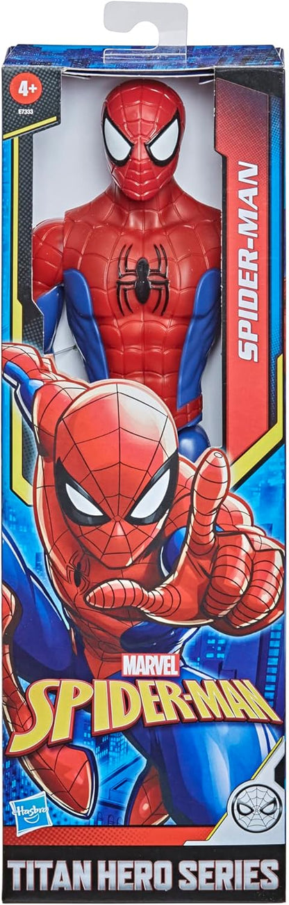 Hasbro Marvel Spider-Man Titan Hero Series Spider-Man Action Figure, 12 inch (30 cm) Size Superhero Action Figure, Ages 4 and up E7333 Genuine Product