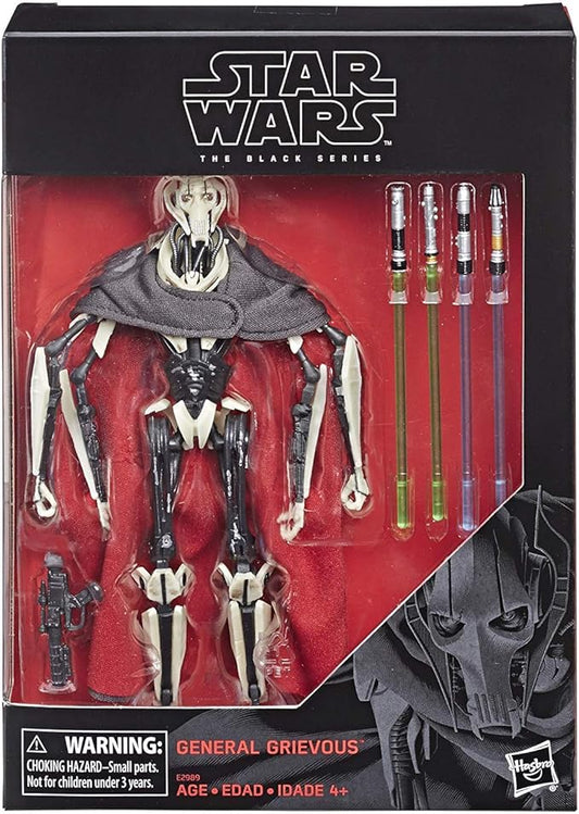 Star Wars Black Series 6inch Deluxe Action Figure General Grievous / Hasbro STAR WARS 2019 THE BLACK SERIES 6inch Deluxe Action Figure GENERAL GRIEVOUS Latest Movie Hasbro Not Released in Japan General Grievous EP3 [Parallel Import]