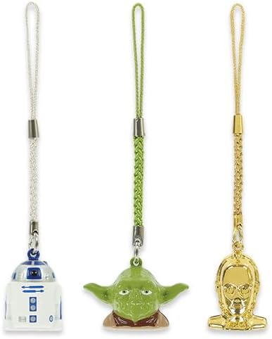 Star Wars Bell Mascot Set of 3 Tokyo Disney Resort Star Tours STAR WARS "R2-D2" "Yoda" "C-3PO"