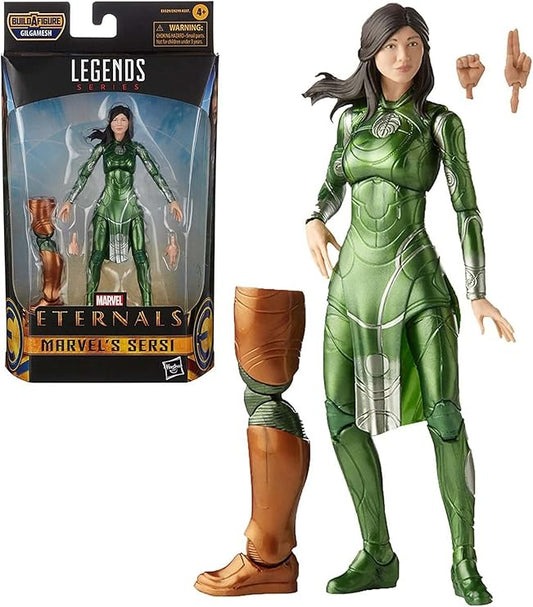 Hasbro MARVEL Marvel Legends Series Movie Eternals/Sersi 6 Inch Action Figure E9529 Genuine Build-A-Figure Parts Included