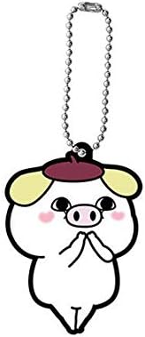 Sanrio Characters Yoshi Stamp Capsule Rubber Mascot [5. Pompompurin Pig] (single item)