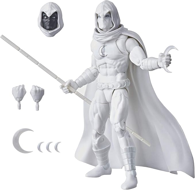 Hasbro Marvel Legends Series 6" Collectible Moon Knight Action Figure Toy Ages 4+