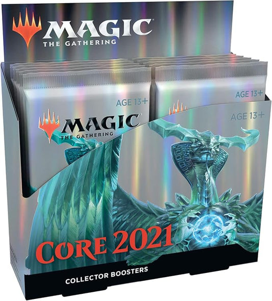 Magic: The Gathering Basic Set 2021 (M21) Collector Booster Pack Japanese Version 12 Packs (BOX) MTG Trading Card Wizards of the Coast
