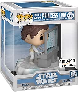 POP Funko Deluxe Star Wars: Echo Base Series Princess Leia Amazon Exclusive Figure 5/6