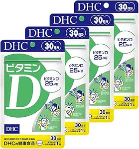 DHC [120 days set] Vitamin D 30 days (30 tablets) x 4 pieces set