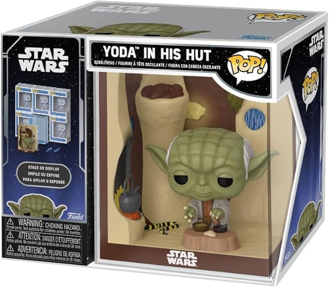 Funko Pop!Nooks: Star Wars - Yoda in His Hut - Collectible Vinyl Figure - Gift Idea - Official Merchandise - Toys for Kids & Adults - Star Wars Fans - Model Figures for Collectors and Display