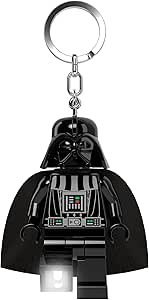 LEGO Star Wars Key Light - Darth Vader (KE7H), Extra Large 3-inch Height Figure, Bag Charm, LED Light