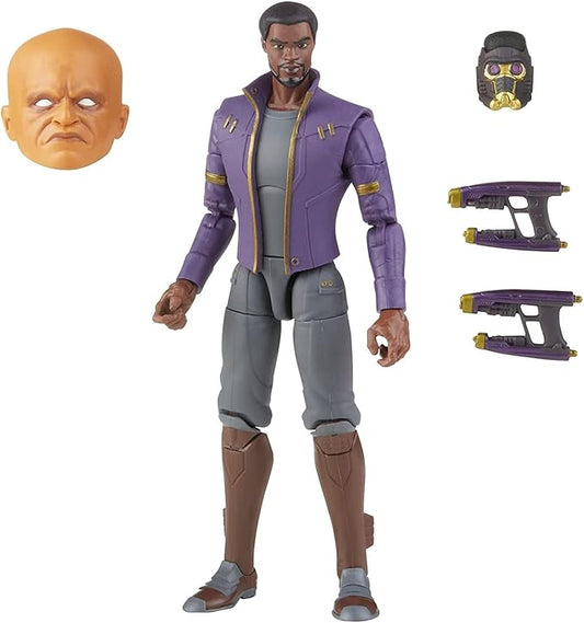Hasbro MARVEL Marvel Legends Series What If…? T'Challa Star-Lord 6-inch Action Figure F0329 Genuine Build-A-Figure Parts Included