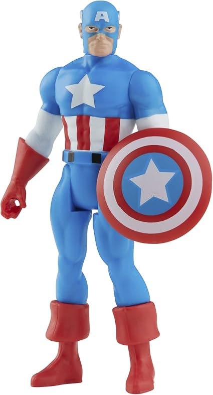 Hasbro - Figurine Marvel - Captain America Legends Retro 10cm - 5010993842513
