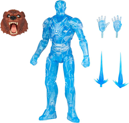 Hasbro MARVEL Marvel Legend Series Iron Man Comics Hologram Iron Man 6 Inch Action Figure F0358 Genuine Build-A-Figure Parts Included