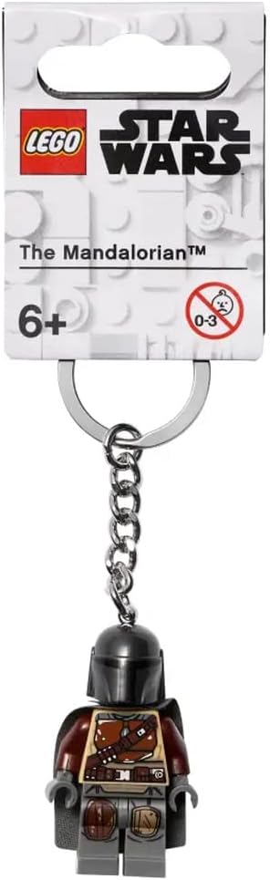 [LEGO] Star Wars Mandalorian Keychain Mini Figure 6 years old and up Silver 854124