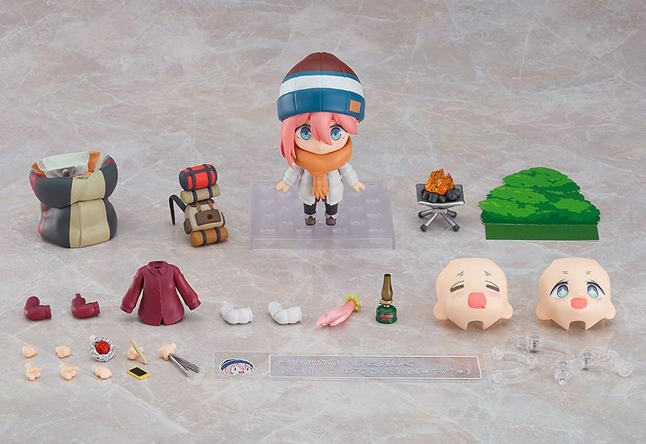 Nendoroid Yuru Camp△ Nadeshiko Kakamigahara Solo Camp Ver. DX Edition Non-scale ABS&PVC Painted Movable Figure