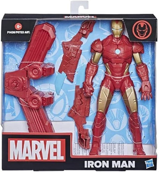 Hasbro Marvel Iron Man Toy 9.5" Action Superhero Figure and Gear