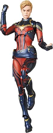 MAFEX No.163 CAPTAIN MARVEL Captain Marvel Endgame Ver. Height approx. 150mm Painted action figure