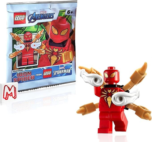 LEGO Marvel Super Heroes Spider-Man Minifigure - Iron Spider Armor with Mechanical Arm and Power Blast