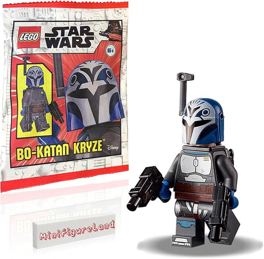 LEGO Star Wars The Mandalorian Minifigure Vo-Katan Kryze with Jetpack and Weapon 75316