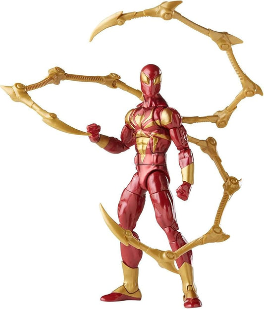 Spider-Man Hasbro Marvel Legends Series 15cm Iron Spider Action Figure Toy with 2 Accessories Multicolor F3455