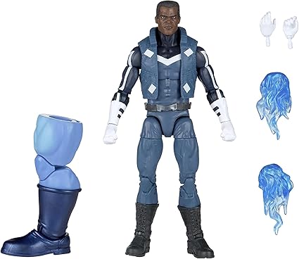 Hasbro MARVEL Marvel Legends Series Blue Marvel F4792 Genuine 6 Inch Action Figure Ultimate Costume Accessory Build-A-Figure Parts Included