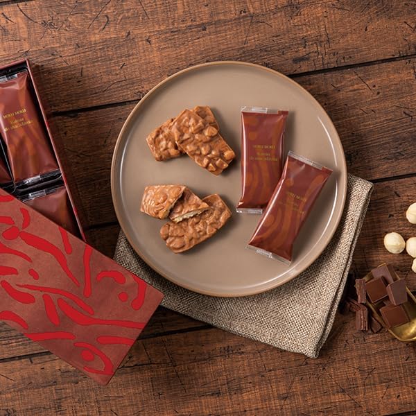 YOKUMOKU Sweets Sweets Gift Western Sweets Assortment Present Cigar Individually Wrapped Bateau de Macadamia 16 Pieces