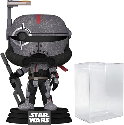 POP Star Wars: Bad Batch - Crosshair Funko! Vinyl Figure (Includes Compatible Box Protector Case), 3.75", Multicolor