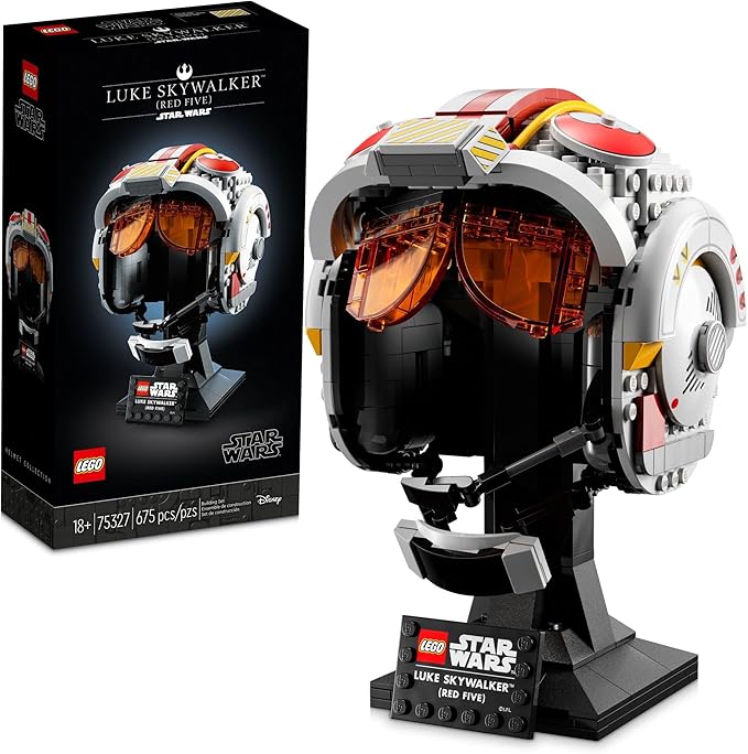 LEGO® Star Wars™ Capacete de Luke Skywalker™ (Cinco Vermelho) 75327 Kit de Construção (675 peças)