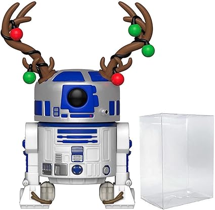 Star Wars: Holiday - R2-D2 Deer Antlers Funko POP! Vinyl Figure (Includes Compatible Pop Box Protector Case)