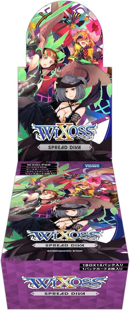 WIXOSS WXDi-P08 TCG Booster Pack SPREAD DIVA BOX