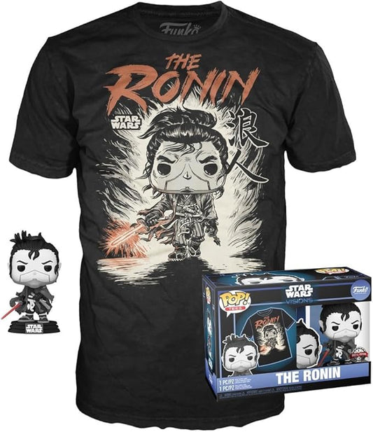 Funko Pop! & Tee: Tar Wars - Kyoto - Small - (S) - Star Wars - T-Shirt - Clothes with Collectible Vinyl Figures - Gift Idea - Toys and Short Sleeve Tops for Adults Unisex - Movie Fans