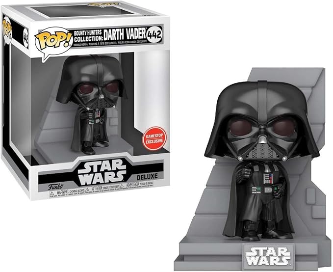 Star Wars Episode V: The Empire Strikes Back Darth Vader Bounty Hunters Deluxe Pop! Vinyl Figure GameStop Exclusive