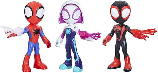 Marvel Spidey and His Amazing Friends Supersized Hero Multipack, 3 Large Action Figures, Preschool Super Hero Toy, Ages 3 and Up, 9 Inches (Amazon Exclusive)