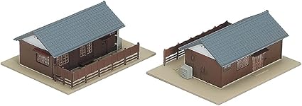 KATO N Gauge Railway Official Building 2 Houses Completed Product 23-235 Railway Model Supplies