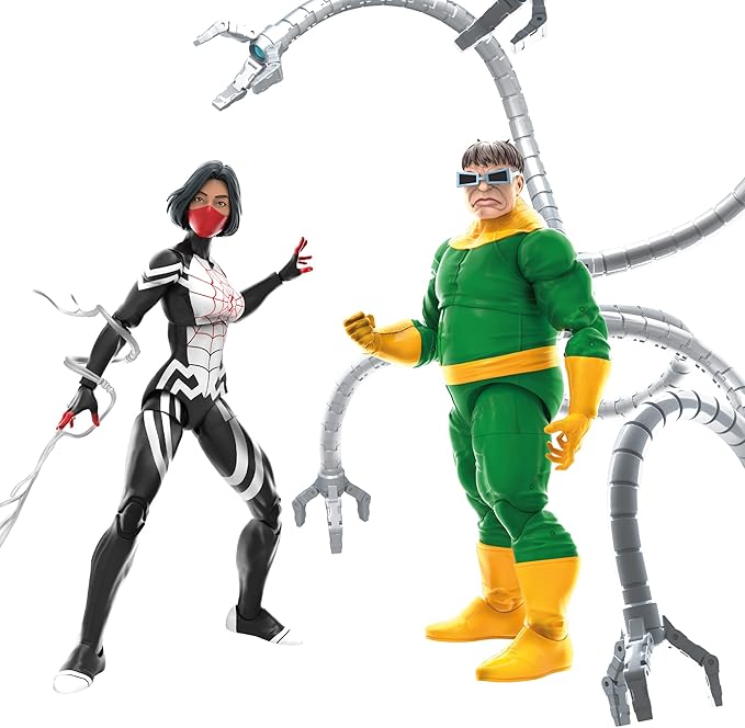 [Amazon.co.jp Exclusive] Hasbro MARVEL Marvel Legends Series 60th Anniversary Silk & Doctor Octopus 2 Pack F3462 Genuine Product