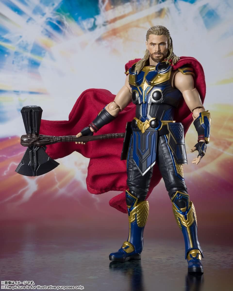 TAMASHII NATIONS S.H.Figuarts MARVEL Mighty Thor (Thor/Love & Thunder) Approx. 165mm ABS&PVC&Cloth Painted Movable Figure