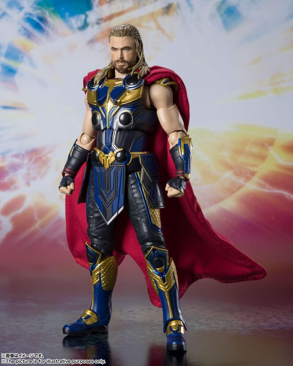 TAMASHII NATIONS S.H.Figuarts MARVEL Mighty Thor (Thor/Love & Thunder) Approx. 165mm ABS&PVC&Cloth Painted Movable Figure